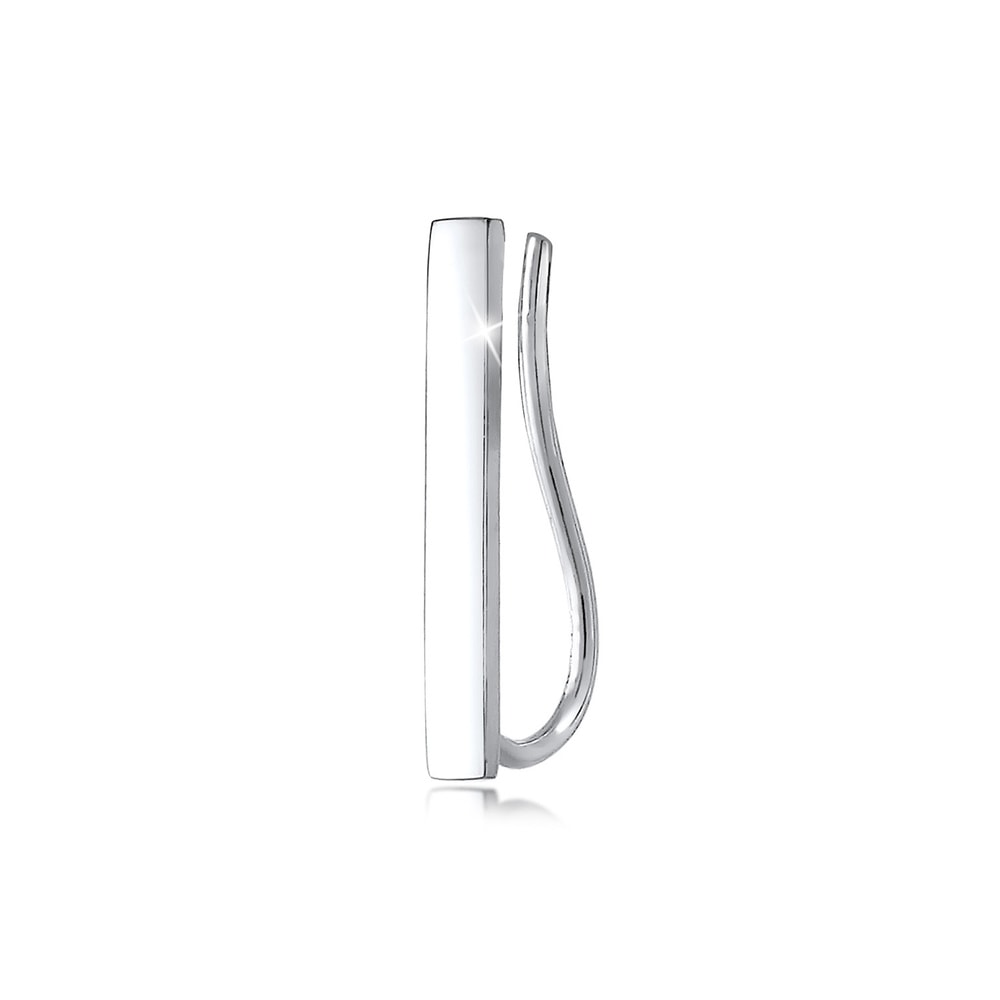 Elli Elli Boucles d'Oreilles Femme Simple de Base en Argent Sterling 925 Boucles d'oreilles
