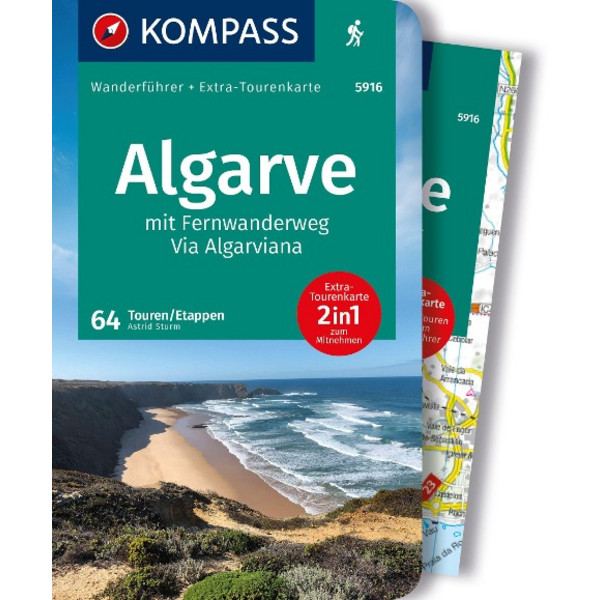 KOMPASS WANDERFÜHRER ALGARVE + FERNWANDERWEG VIA ALGARVIANA