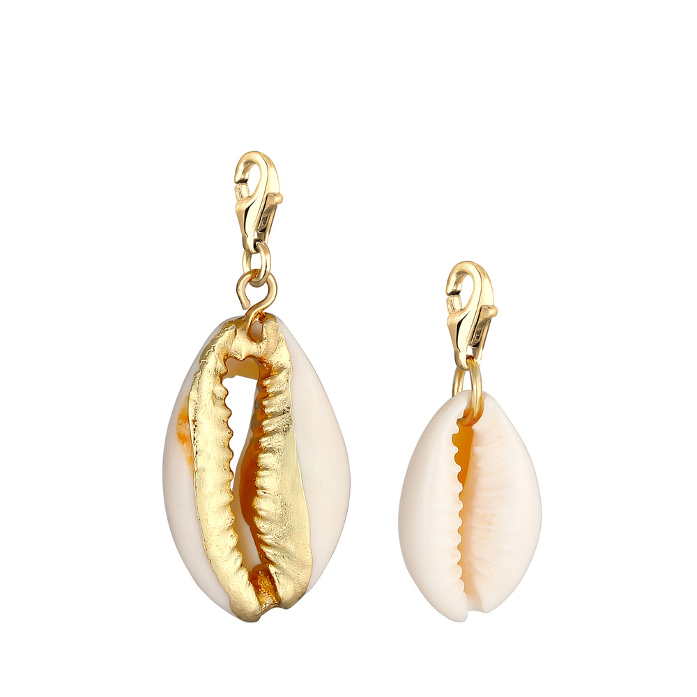 Nenalina Nenalina Amulette Charmant ensemble pour dames Kauri coquillage en 925/1000 argen Pendentif