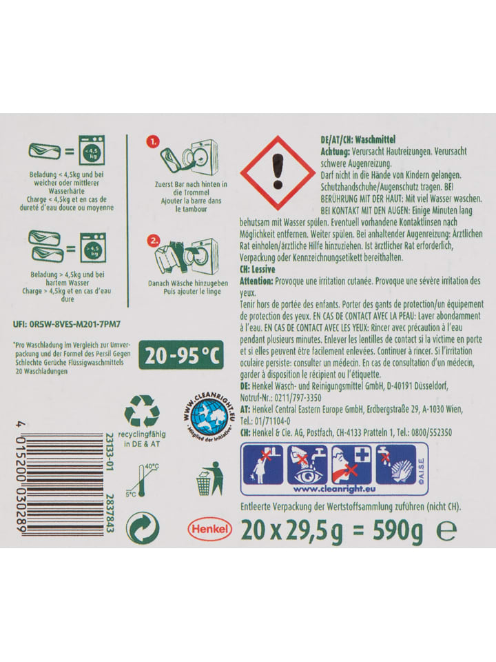 Persil 3er-Set: Waschmitteltabs 