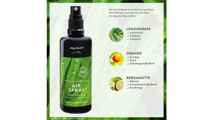 AllgäuQuelle AirSpray Allgäuer Erfrischung 100 ml