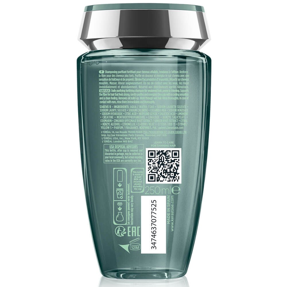 KÉRASTASE GENESIS HOMME Bain de Force Quotiden - Anti Haarverlust kräftigendes Haarbad