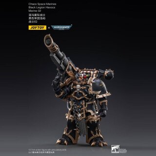 Warhammer 40k Actionfigur 1/18 Black Legion Havocs Marine 02 13 cm