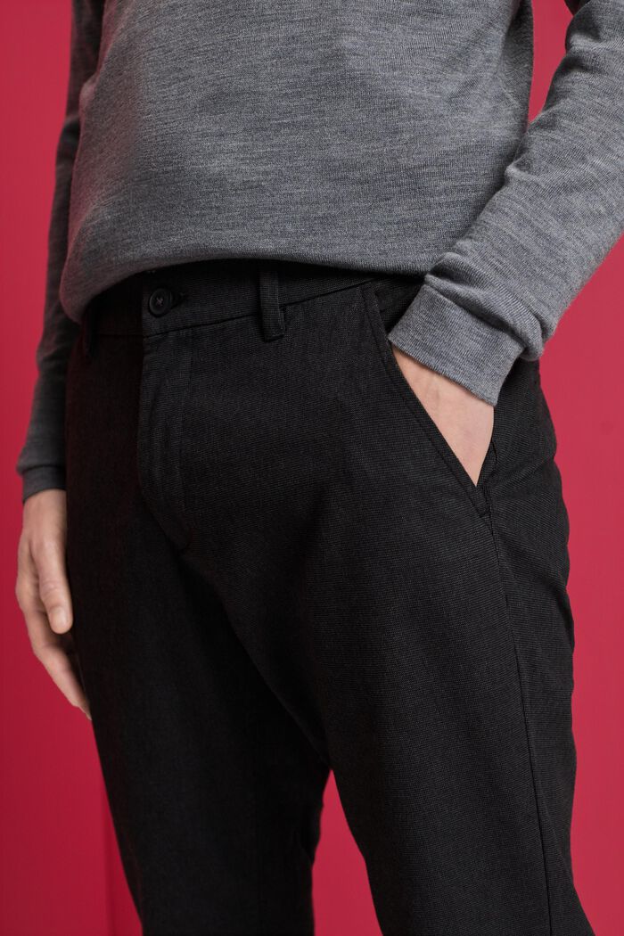 Gebürstete Chinohose