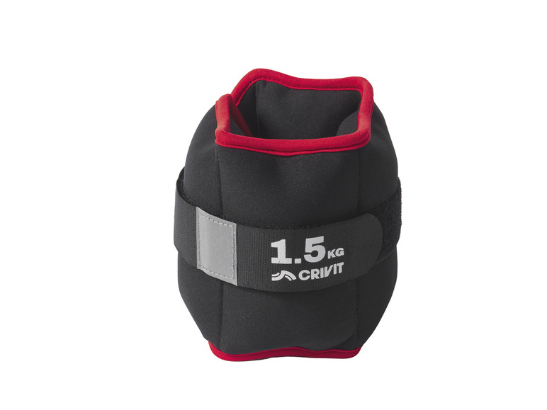 CRIVIT Gewichtsmanschetten, 1,5 kg, 2er-Set