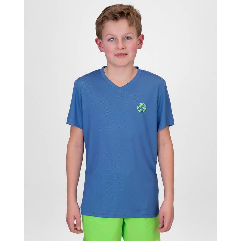 BIDI BADU Crew Inside Out Junior V-Neck Tee Tennisshirt Jungen