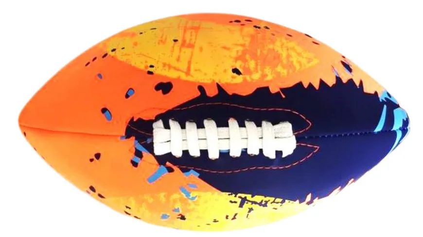 Best - Neopren American Football - Orange/Dunkelblau