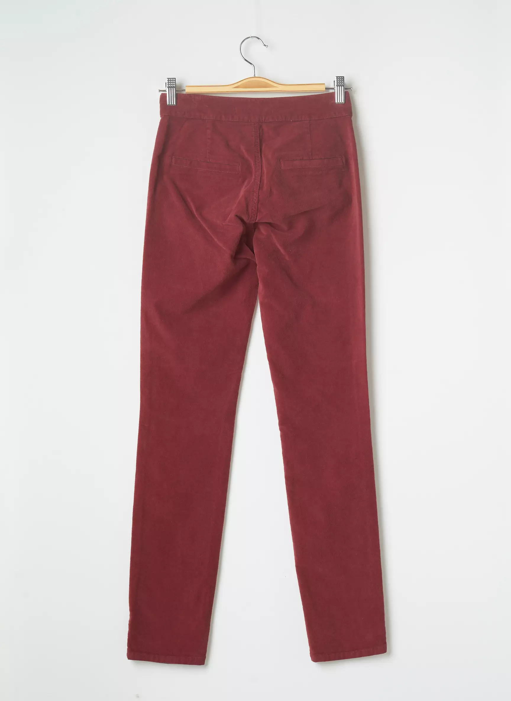 Lauren Vidal Pantalons Chino Femme couleur rouge