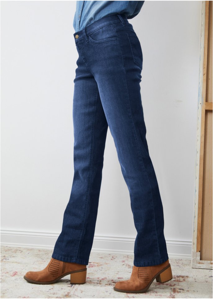 Komfort-Stretch-Jeans, Straight, 2-er Pack