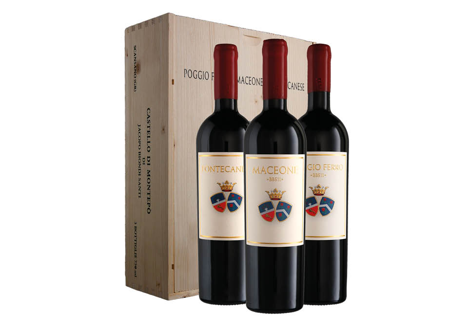 Toscana IGT Fontecanese, Poggio Ferro, Maceone. Jacopo Biondi Santi...