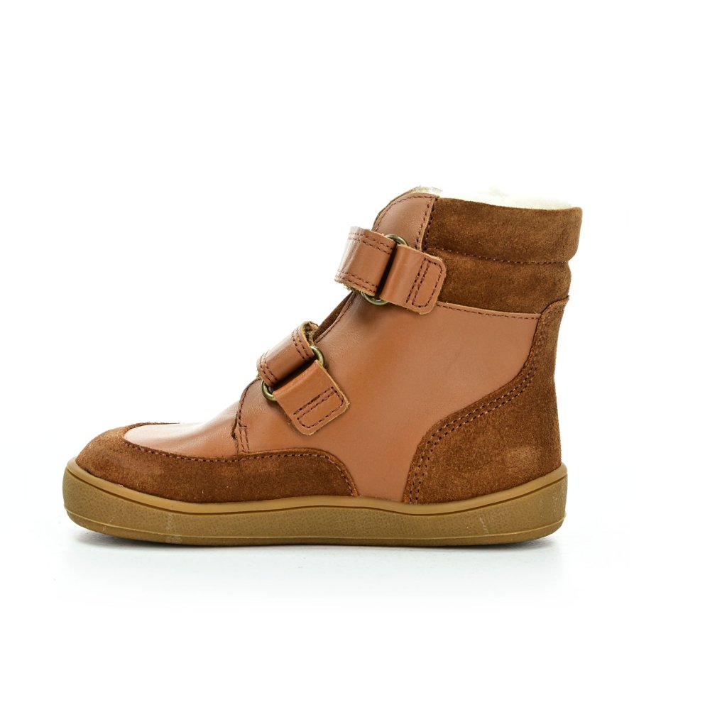 Bundgaard Basil Strap II Tex Brown braune Barfuß-Stiefeletten