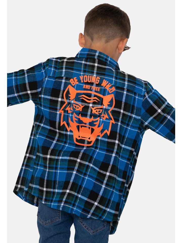 Threadbare Hemd Amit in Blue_Check günstig kaufen