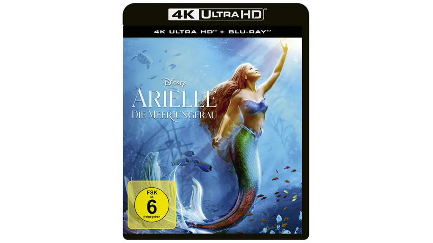 Arielle, die Meerjungfrau  (4K Ultra HD) (+ Blu-ray)
