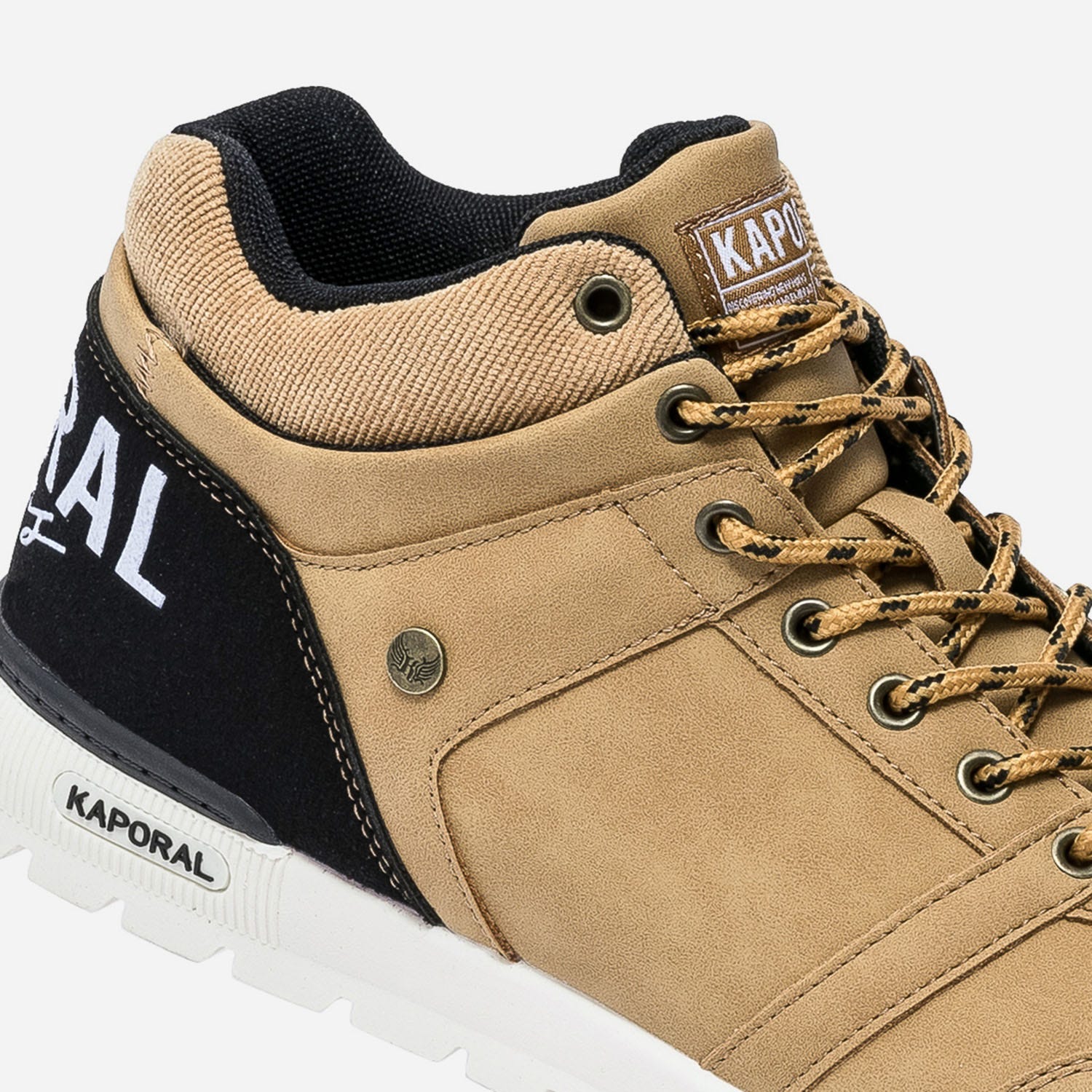 Basket KAPORAL jaune ocre et noire