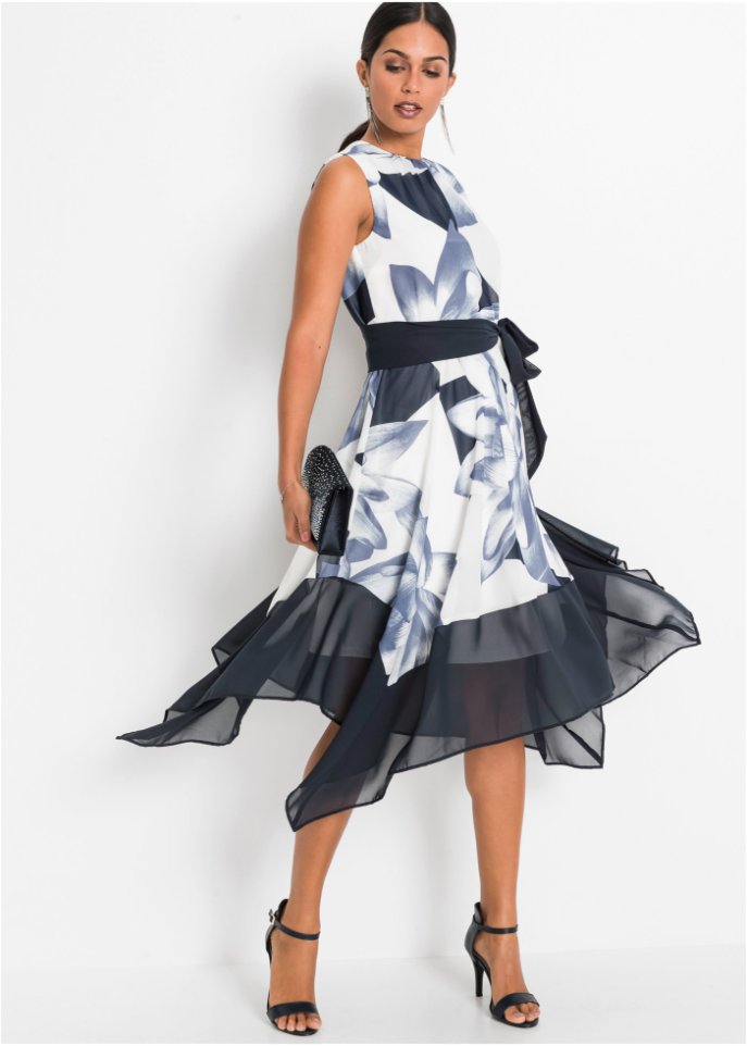 Kleid mit Blüten-Druck