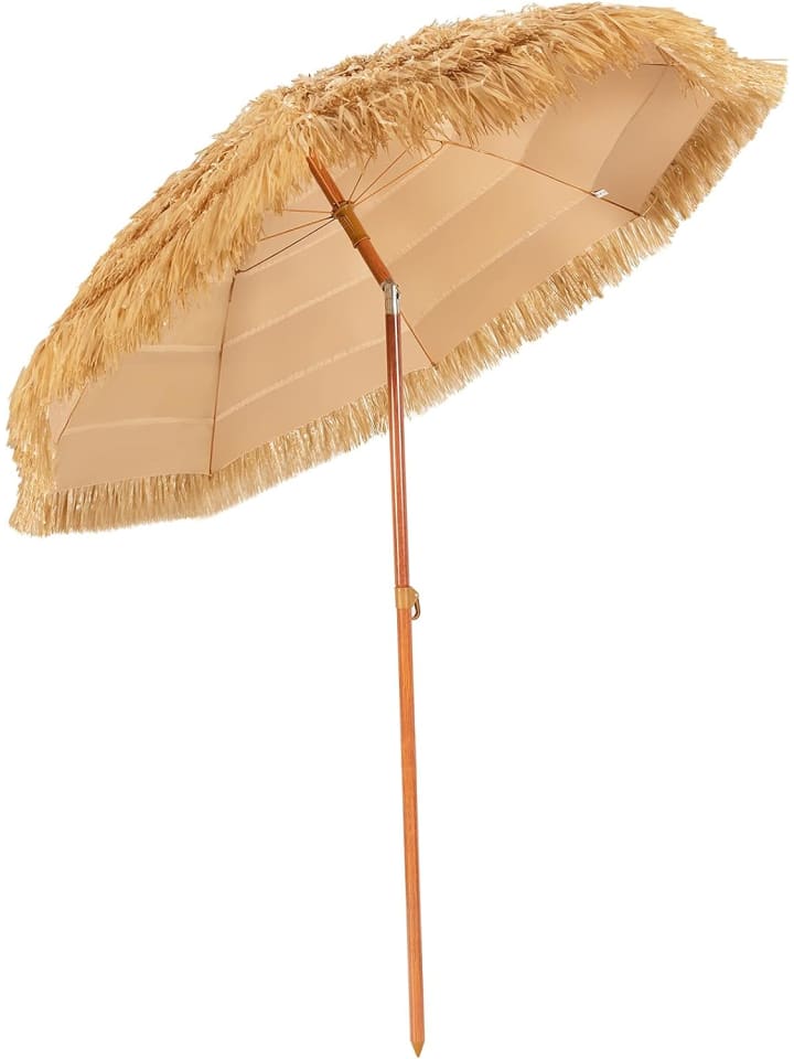 COSTWAY 200cm Strandschirm in Braun günstig kaufen onesize