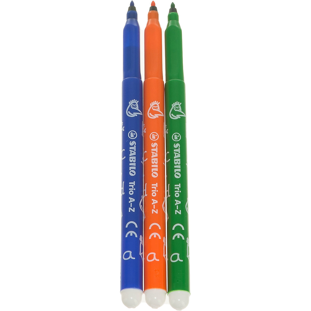 Filzstifte Trio A-Z Class Pack Mix XXL, 144 Stifte in 12 Farben in Sortierbox