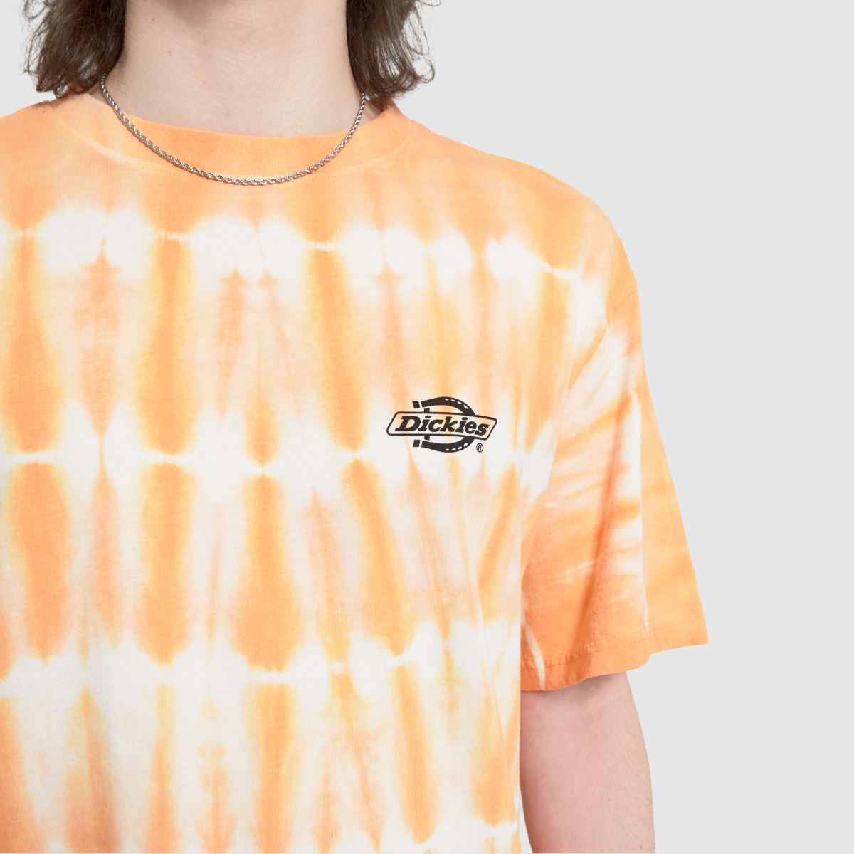 DICKIES – Westfir – Vit och orange t-shirt