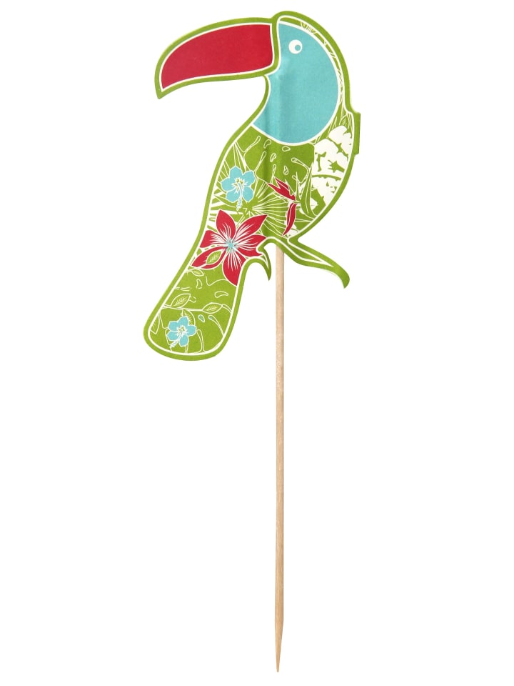 Fackelmann 15 Partypicker Tucan Tropical Kitchen, 23x1x7,9 cm günstig kaufen onesize
