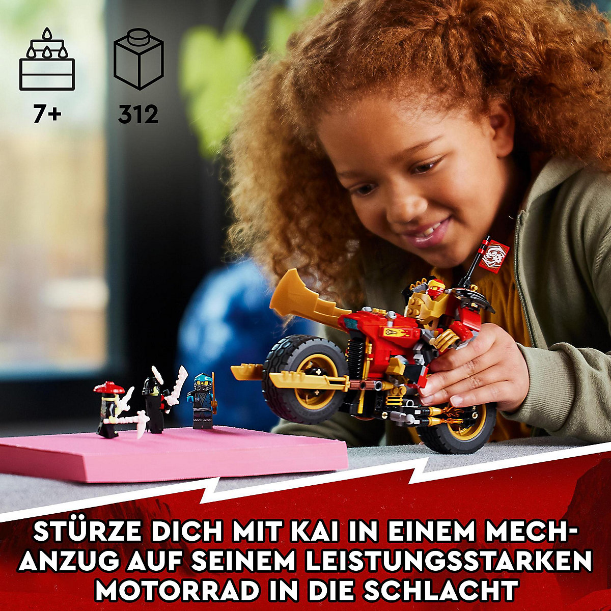 LEGO® Ninjago 71783 Kais Mech-Bike EVO