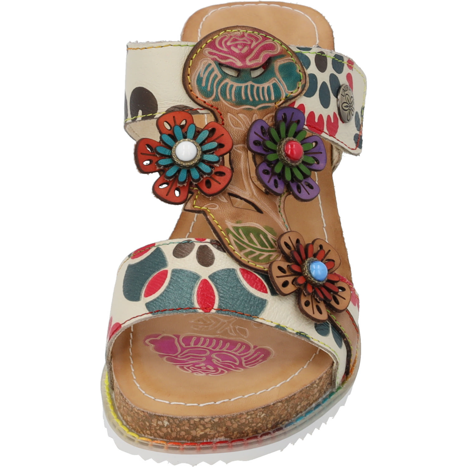 Laura Vita Bonito 224, Plateau-Pantoletten, Damen, Beige