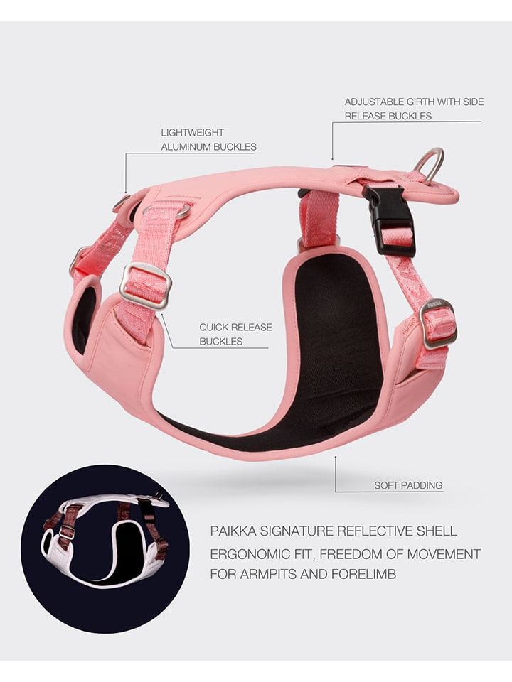 Paikka Hundegeschirr in Rosa günstig kaufen
