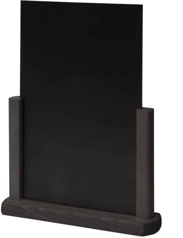 SHOWDOWN Natura Tischaufsteller DIN A5 T-Form 20 (B) x 6 (T) x 2,3 (H) cm Schwarz