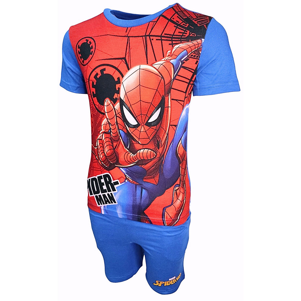 Shorty Spider-Man - Set T-Shirt & Kurze Hose für Jungen