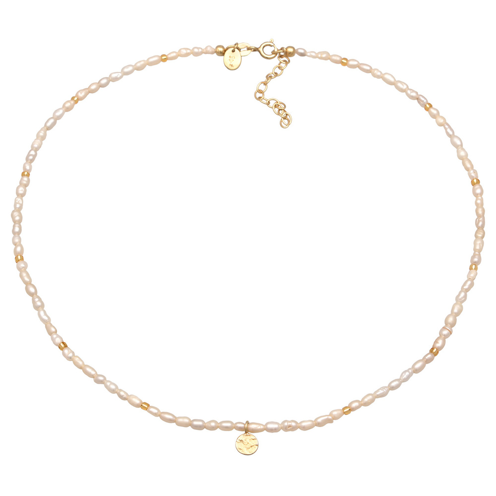 Elli PREMIUM Elli PREMIUM Collier Femmes Choker Classique Elégant avec perles d'eau douce en a collier