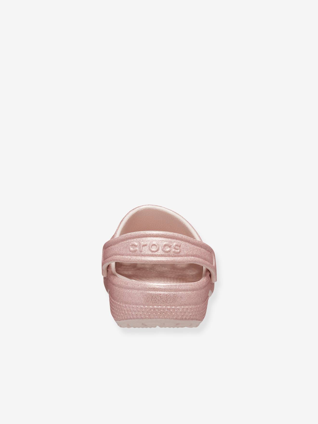 Crocs Kinder Clogs 206993 Classic Glitter CROCS - rosa nude