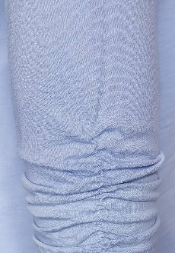 Street One Shirt mit gerafftem Arm