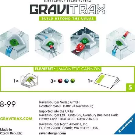 GraviTrax Element Magnetic cannon - Kugelbahn-Erweiterung für Kinder ab 8 Jahren