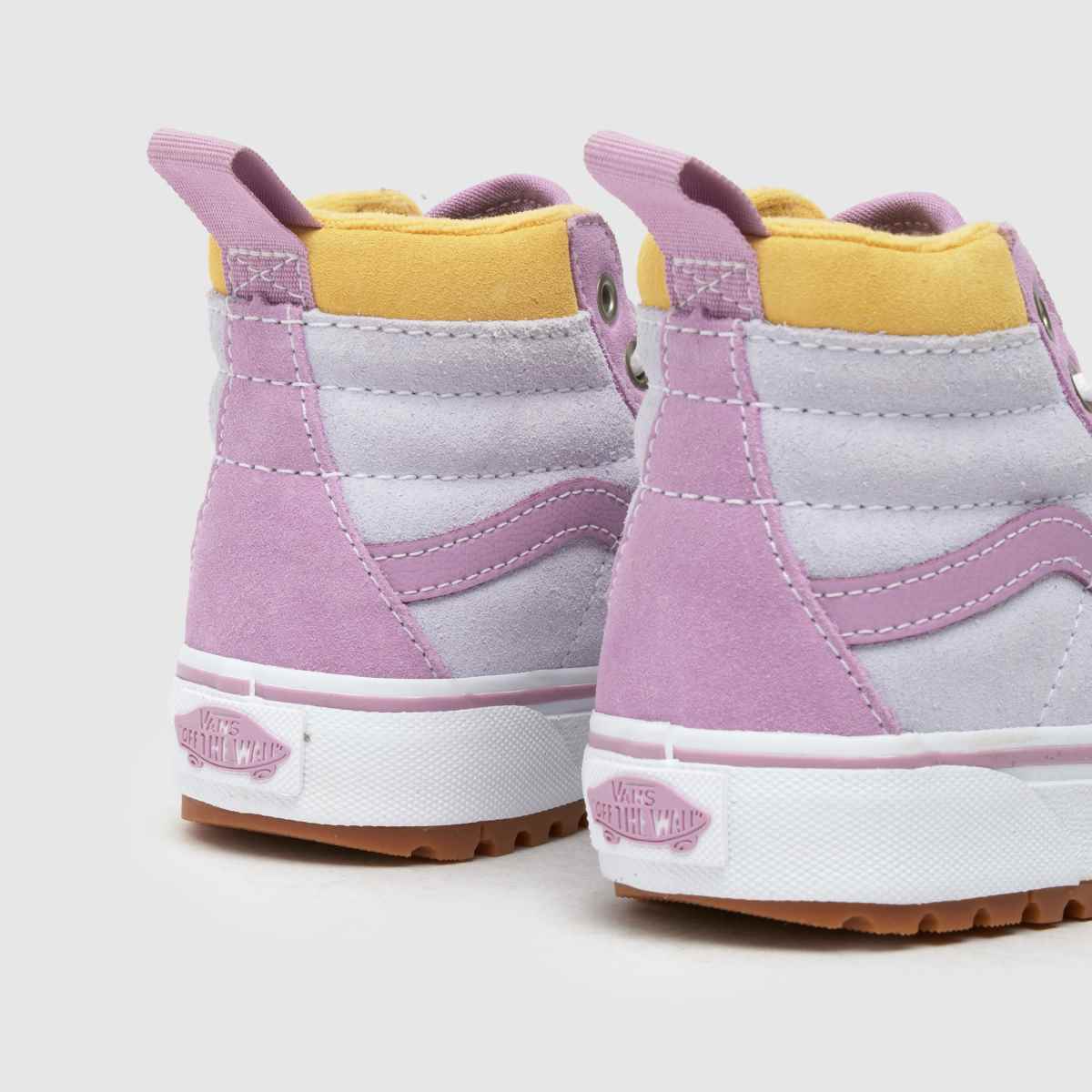 Vans lila sk8-hi dragkedja flickor junior träningsskor
