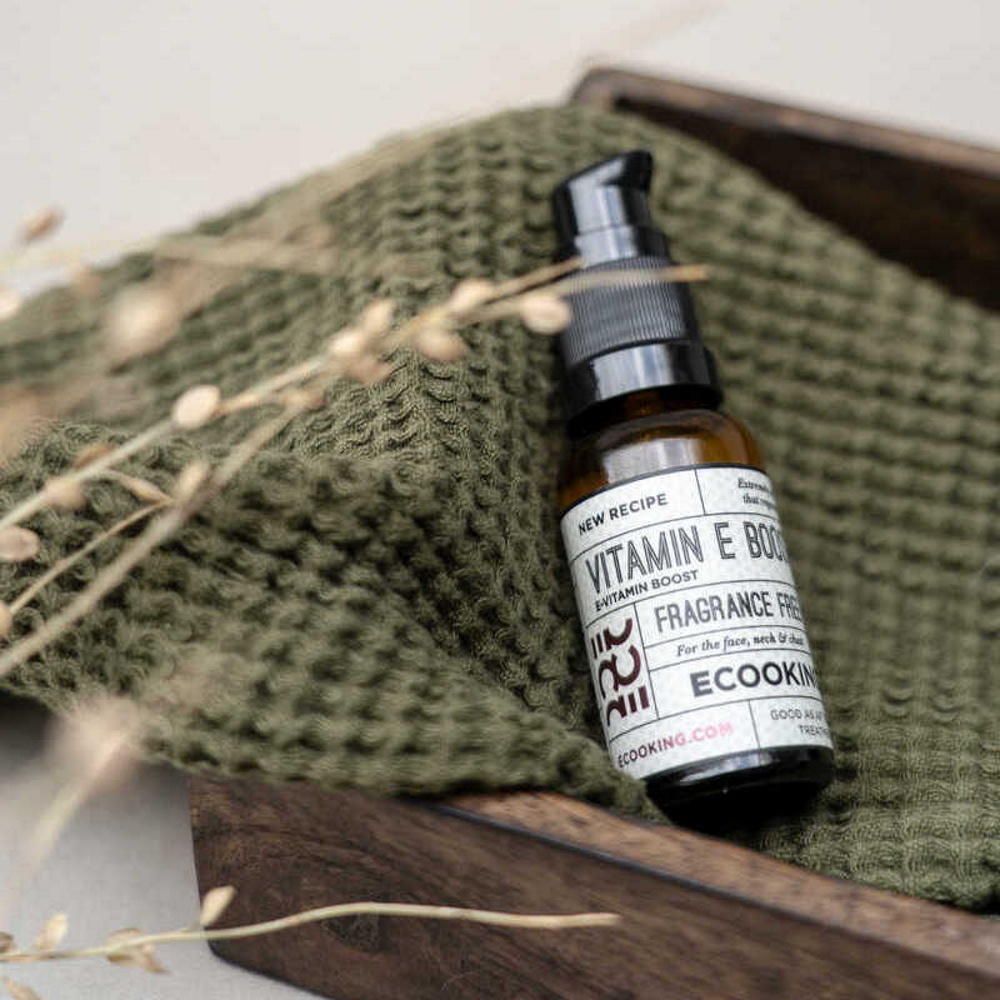ecooking Vitamin E Serum Sérum visage hydratant et Anti-Oxydant Vitamine E. Sans Parfum.