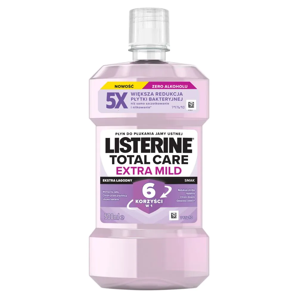 „Listerine Total Care“ ypač švelnus burnos skalavimo skystis