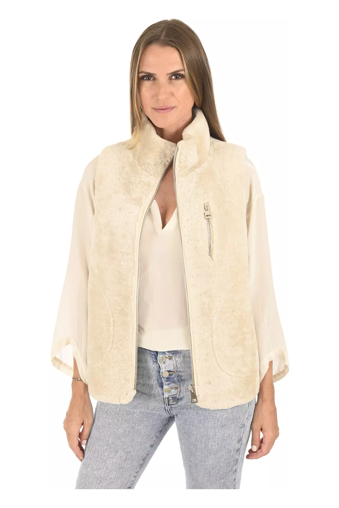 Levinsky Autres Gilets Femme couleur beige
