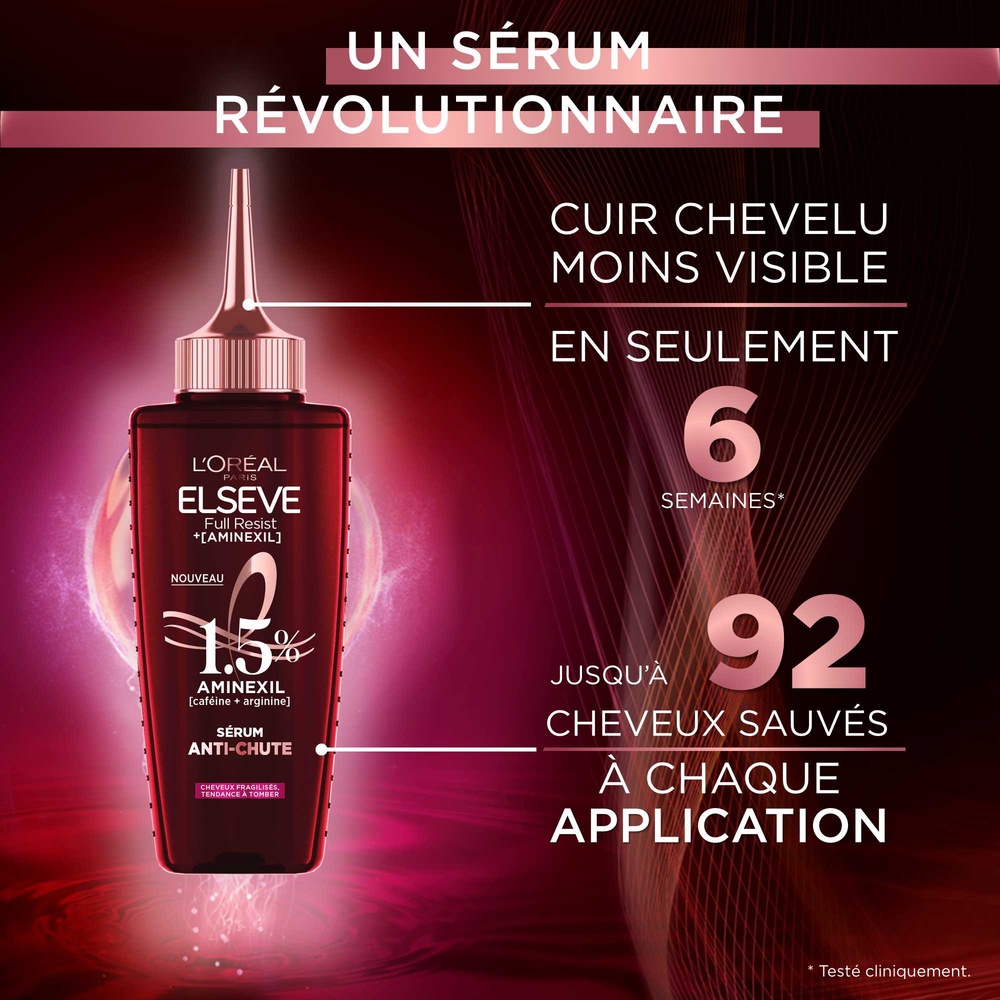 L'Oréal Paris Elseve Full Resist Routine de soins capillaires enrichi enAminexil pour les cheveux fragilisés