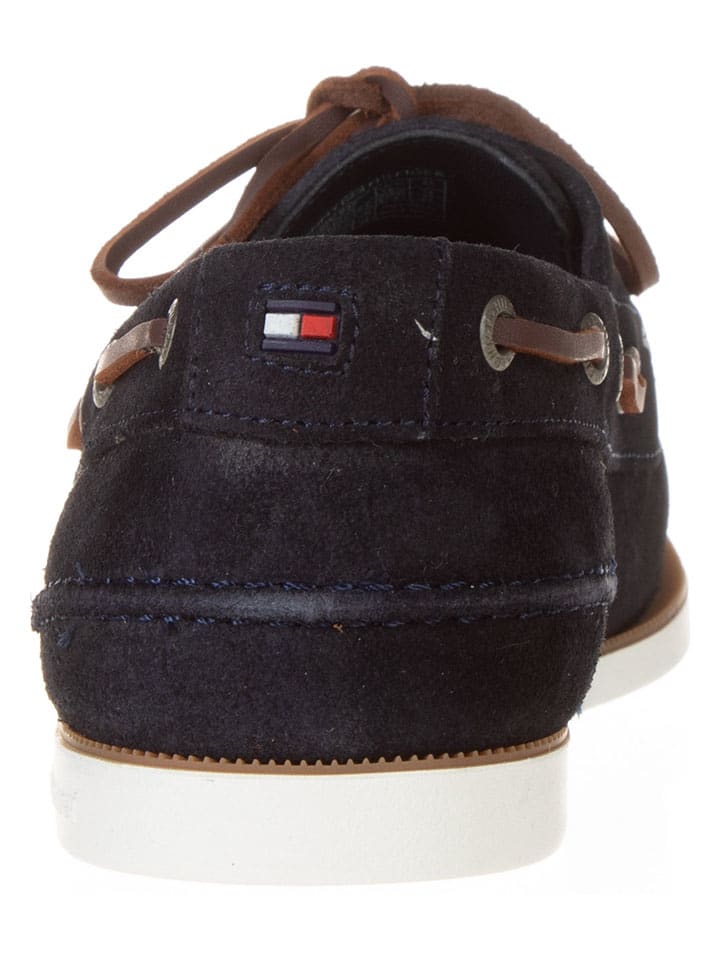 Tommy Hilfiger Shoes Leder-Mokassins in Schwarz günstig kaufen