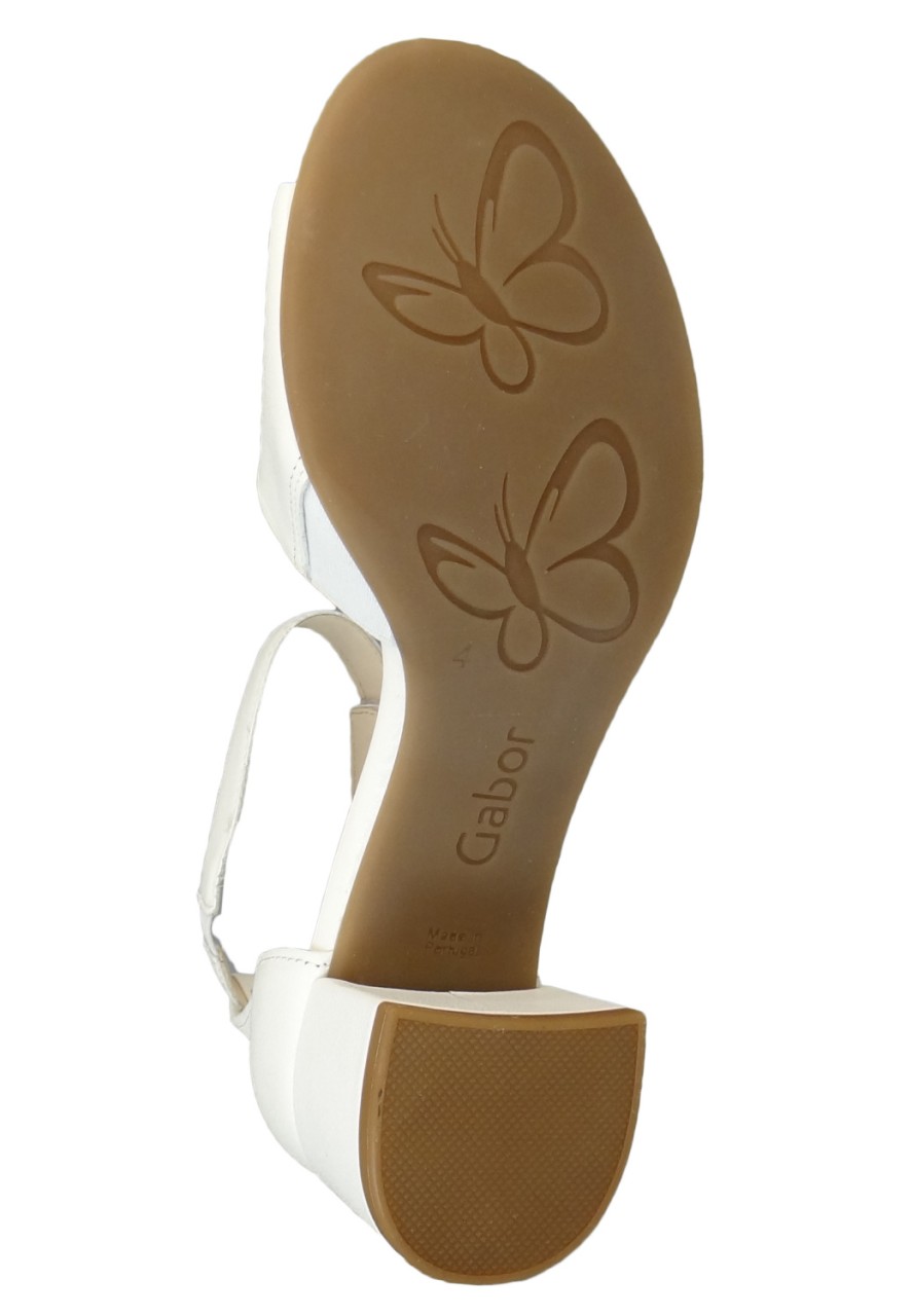 GABOR Klassische Sandalen weiss