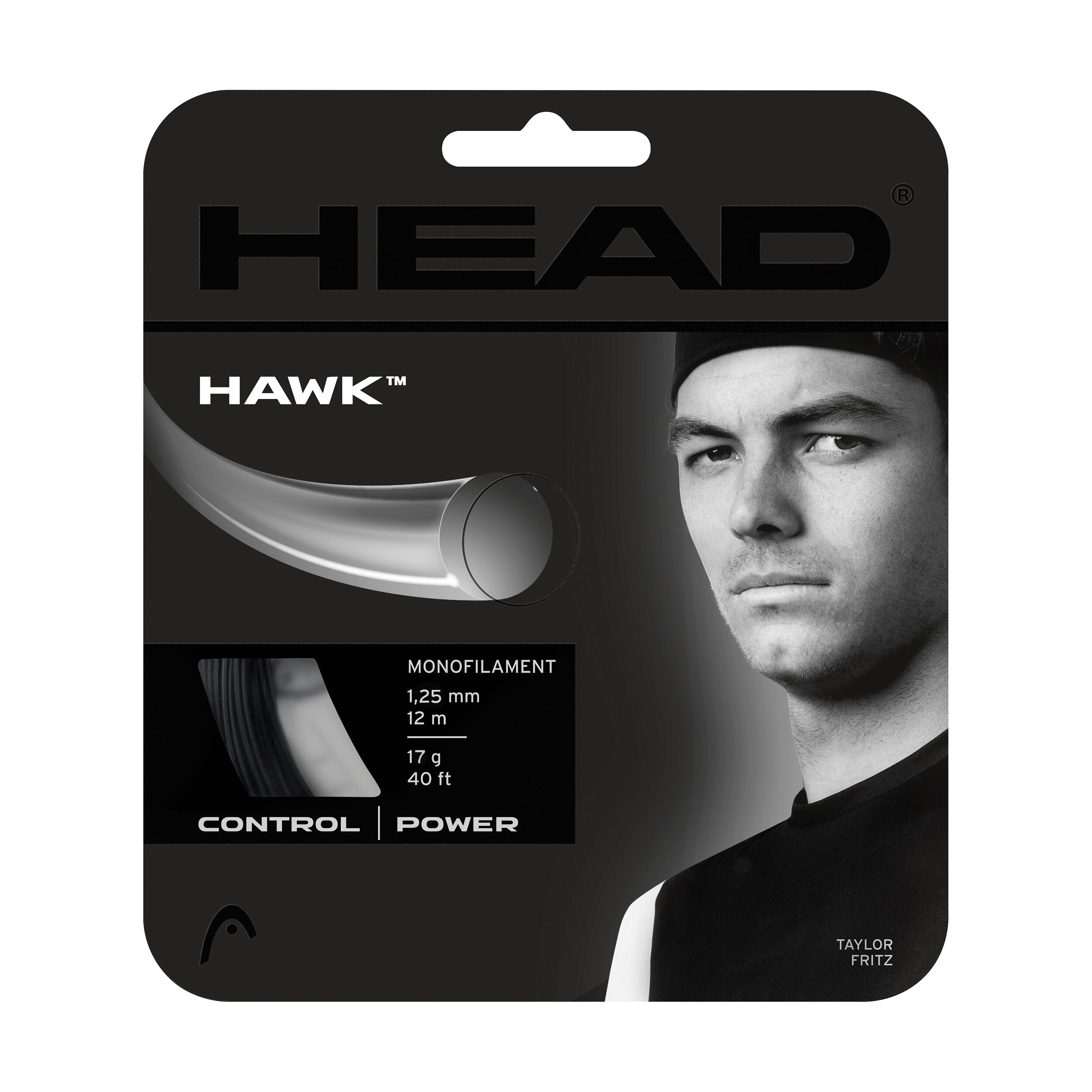 Hawk Saitenset 12m - Schwarz