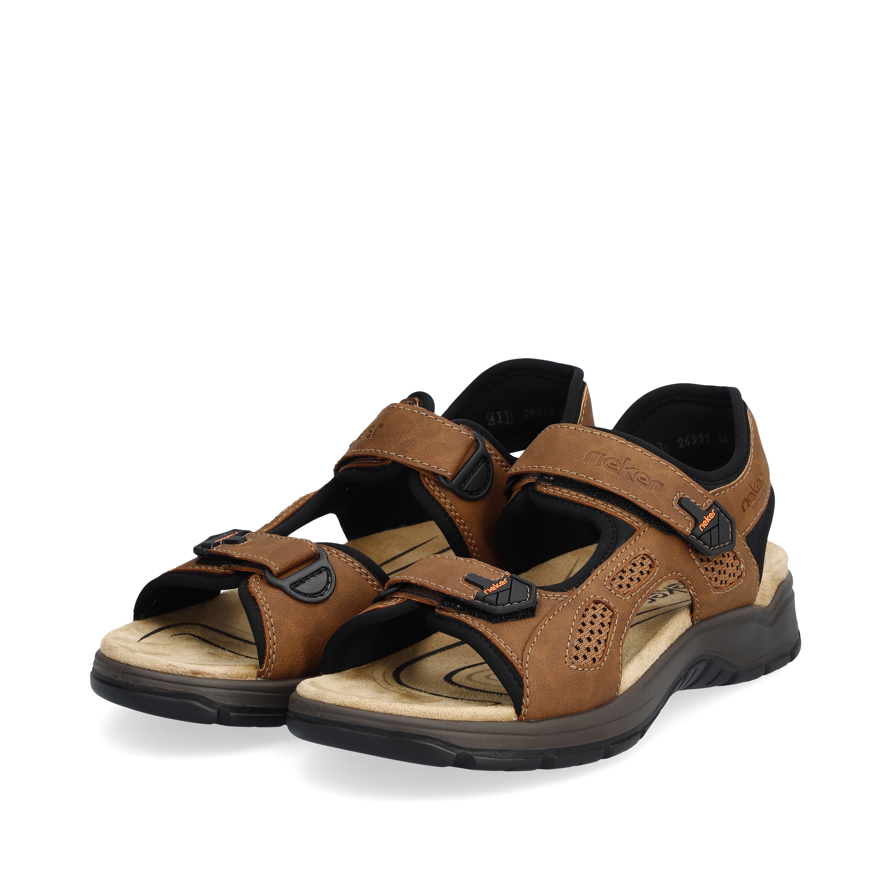 Rieker Herren Trekkingsandalen holzbraun