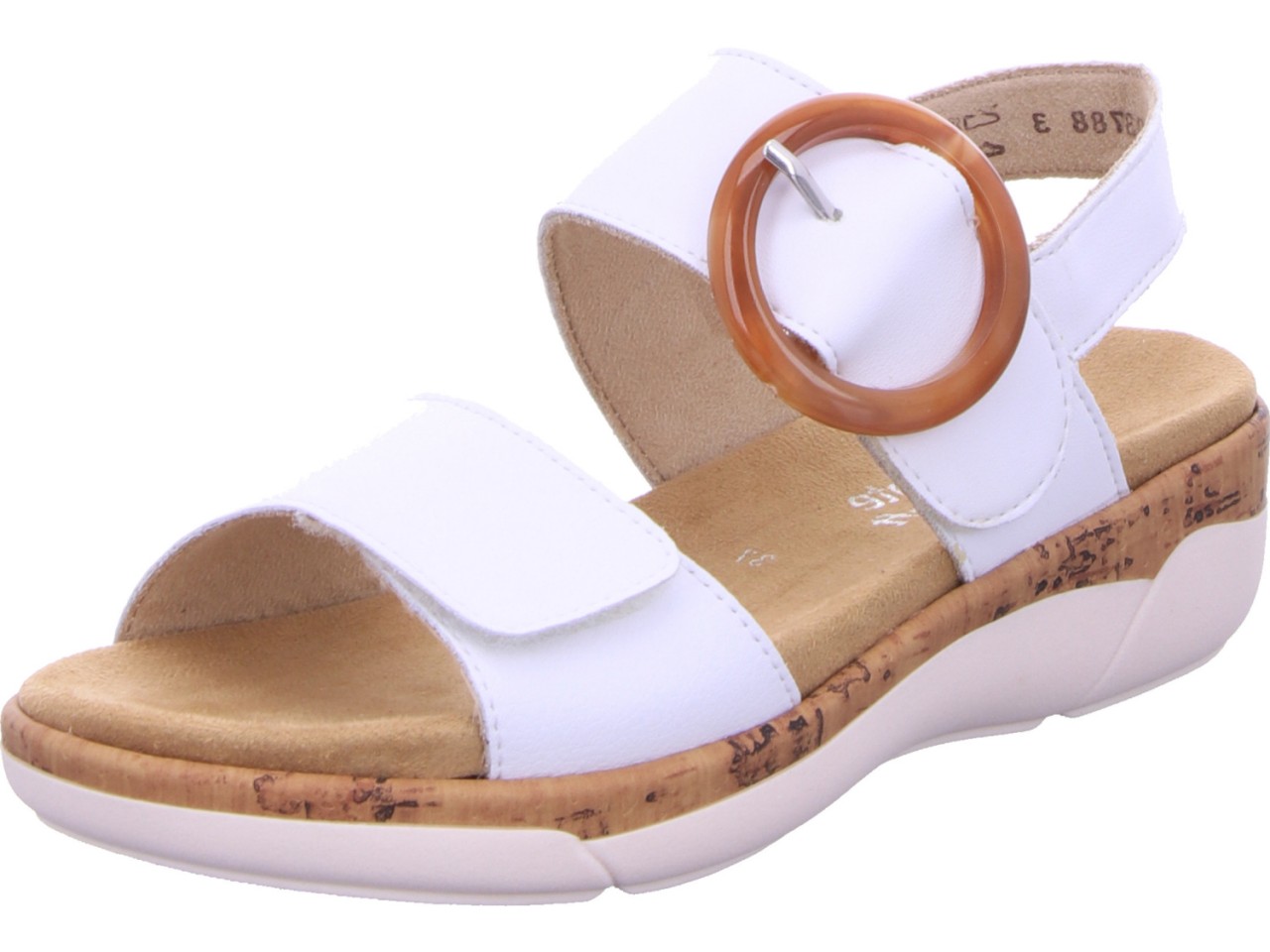 REMONTE Komfort Sandalen weiss