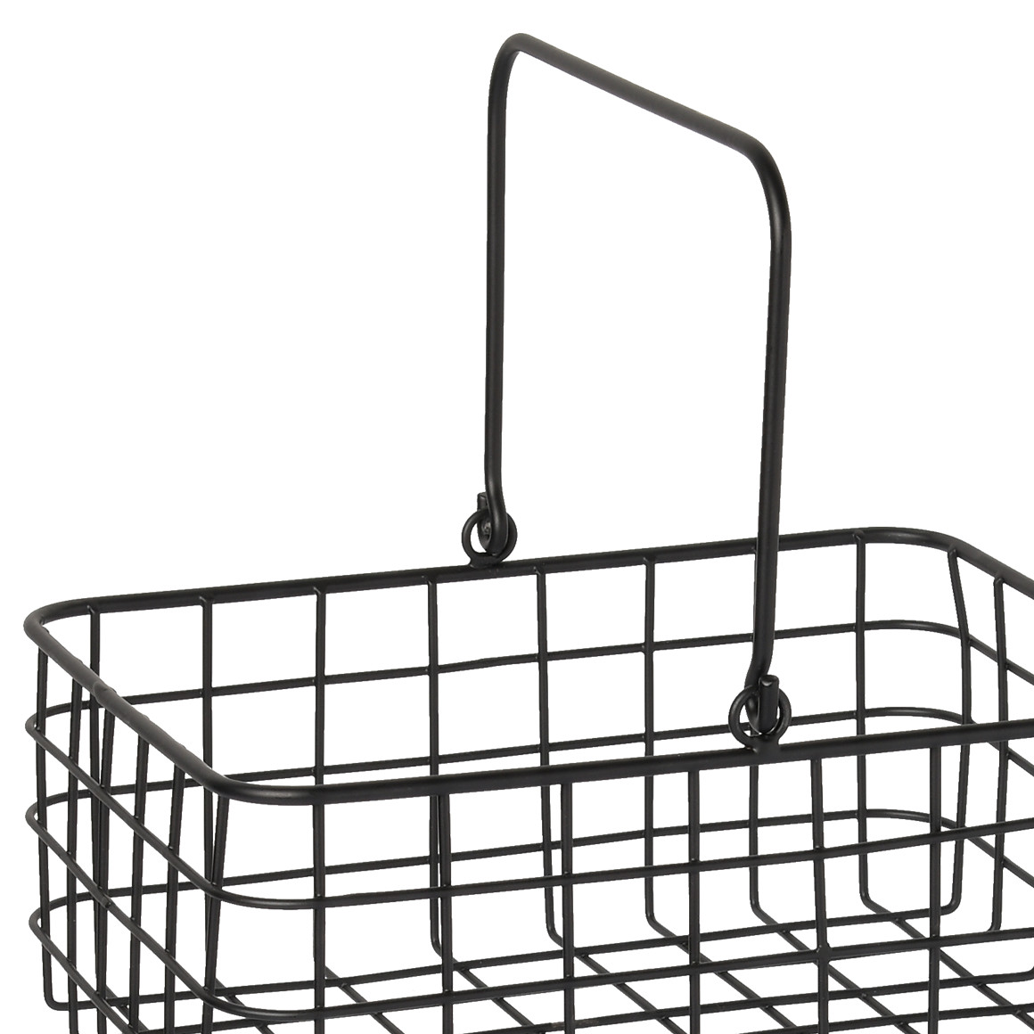 Kleiner Metallkorb mit Henkel