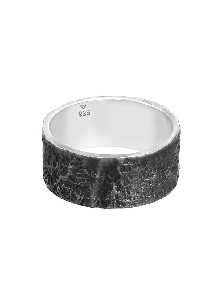 KUZZOI Ring 925 Sterling Silber in Schwarz günstig kaufen