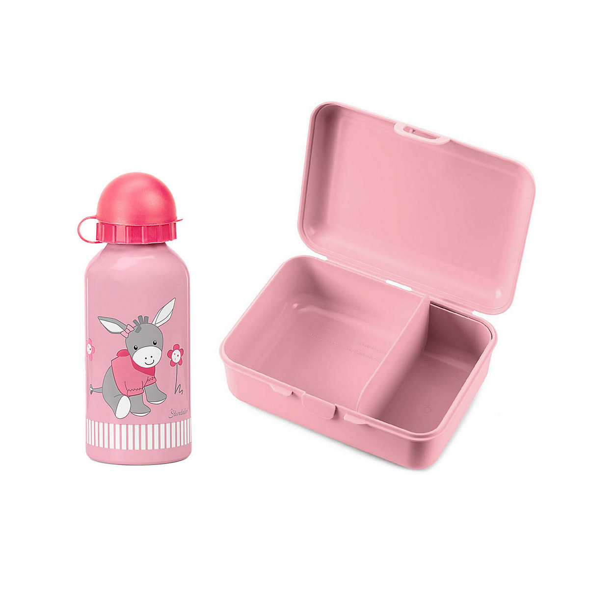 Esel Emmi Girl Kinder Rucksack Set 3-teilig rosa Kindergartenrucksäcke