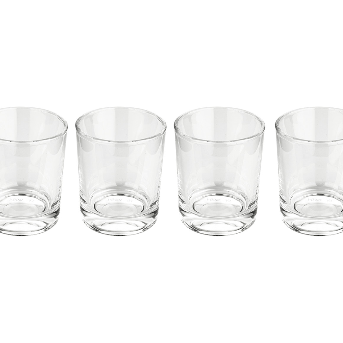 4 Trinkgläser im Set