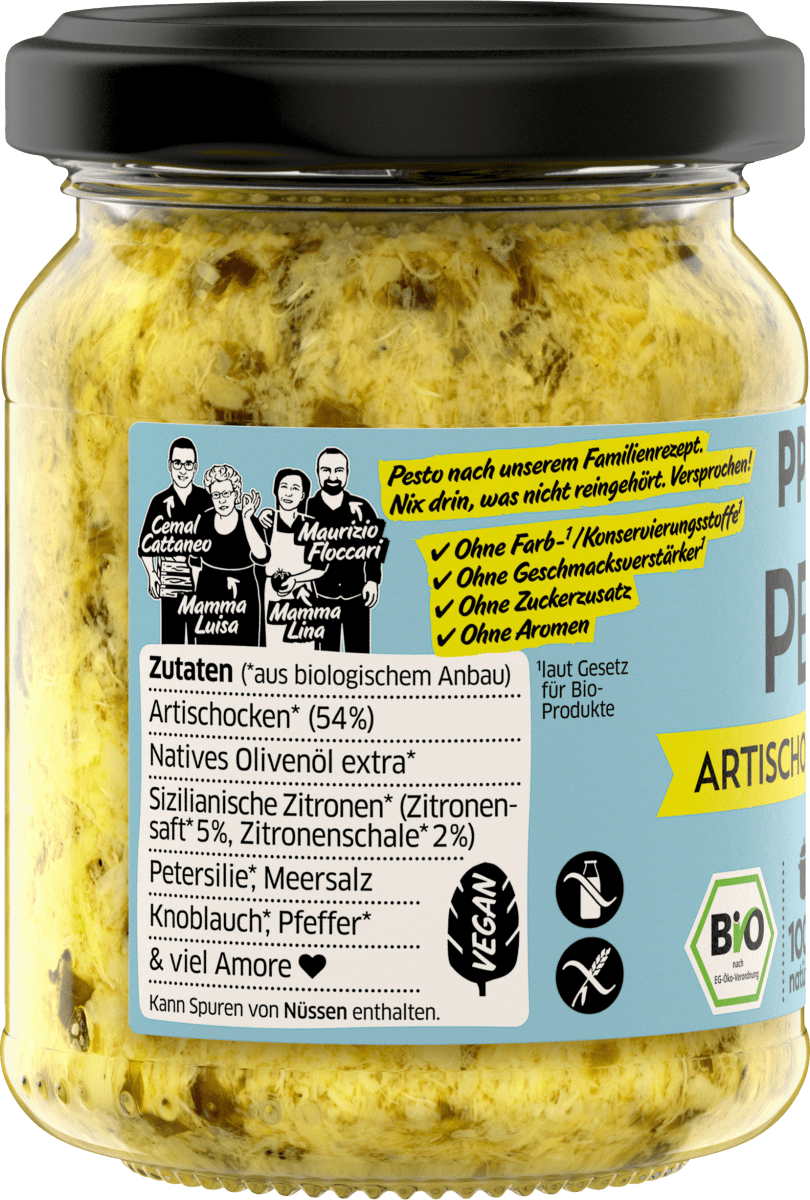 Pesto, Artischocken & Zitrone, 120 g