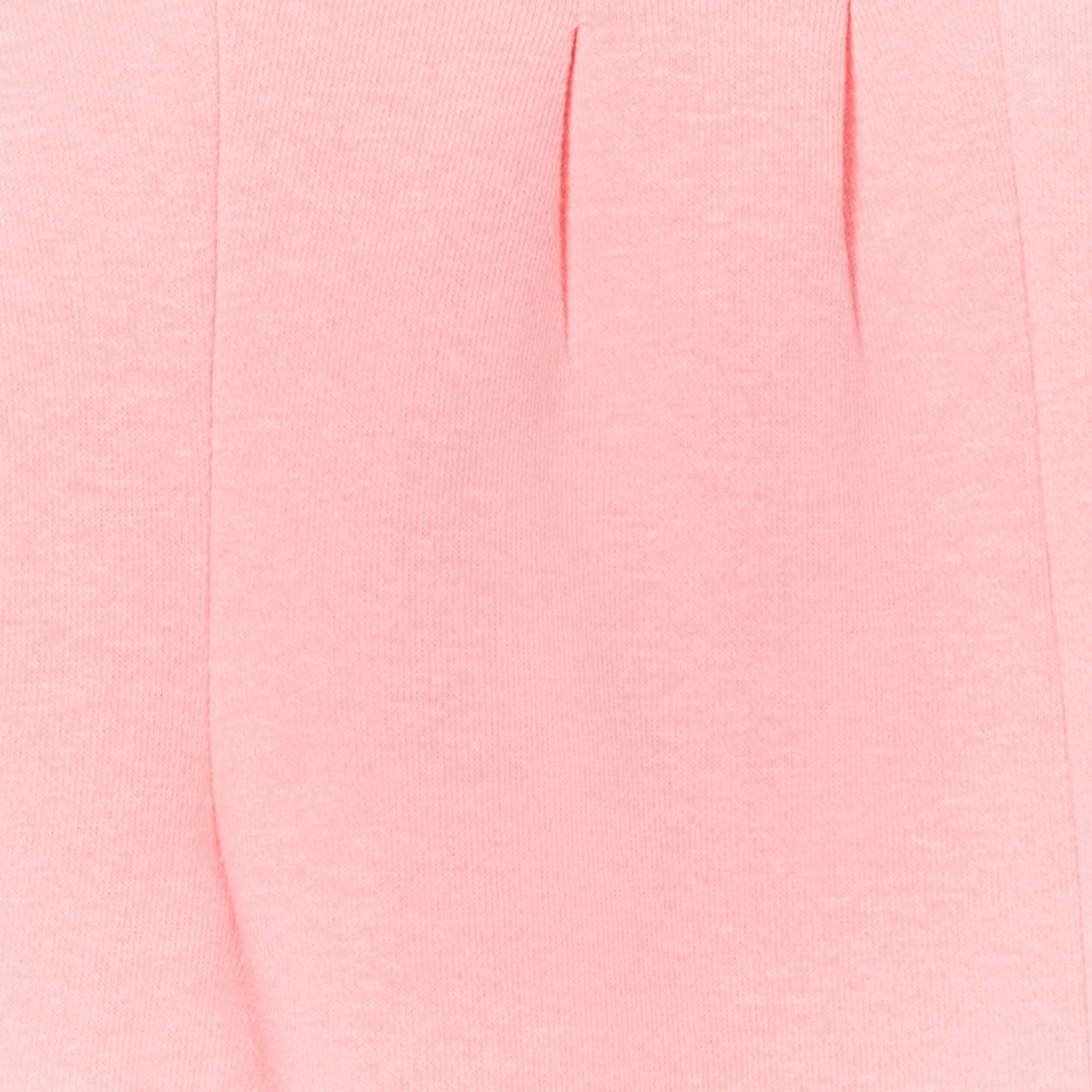 Pantalon molleton droit à pinces rose bébé fille | La Halle