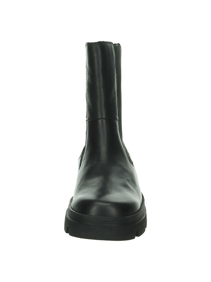 Think! Leder-Chelsea-Boots in Schwarz günstig kaufen