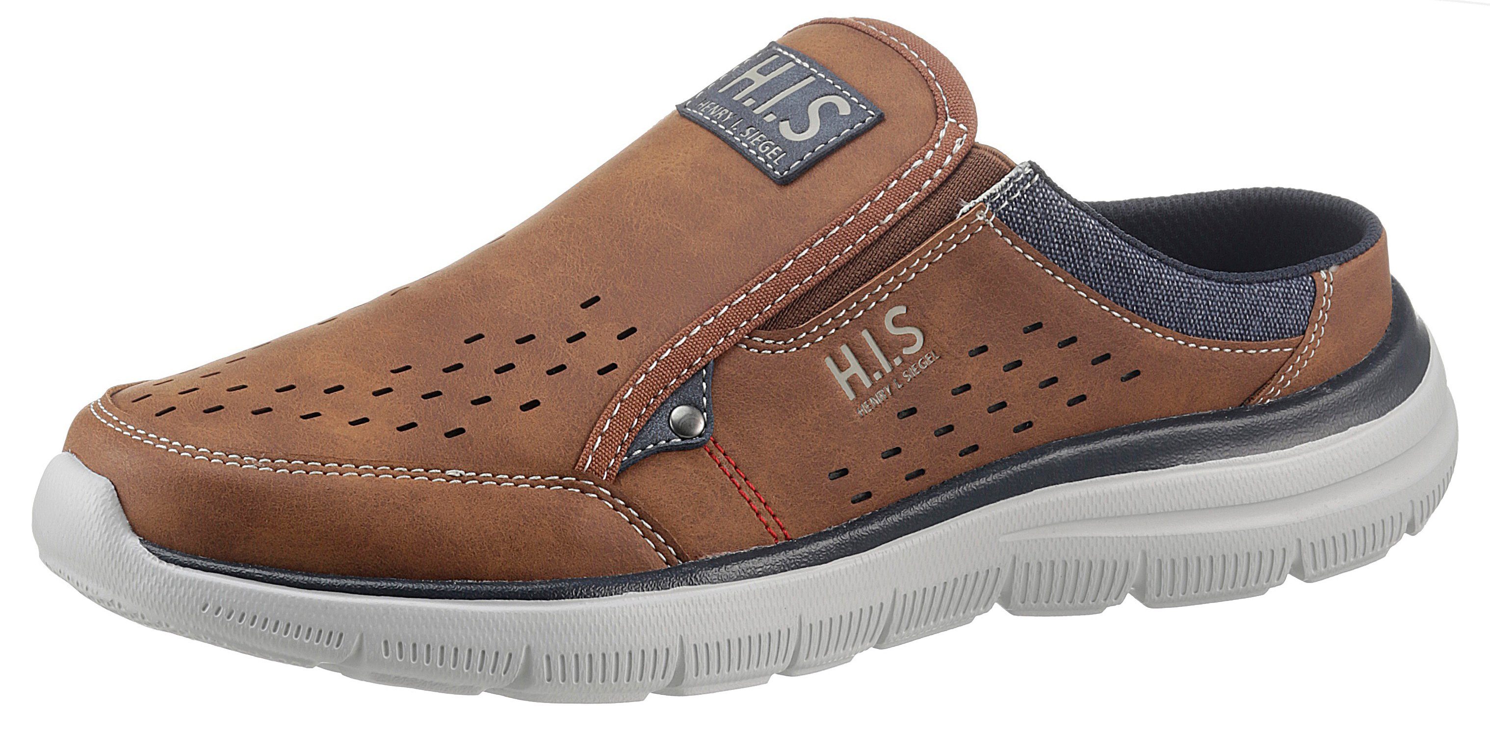 H.I.S Clog mit Stretcheinsatz